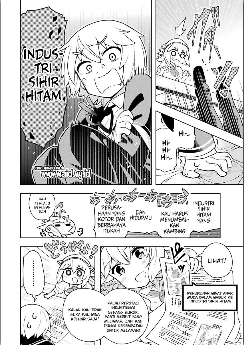Wakamono no Kuro Mahou Hanare ga Shinkoku desu ga, Shuushoku shite Mitara Taiguu Iishi, Shachou mo Tsukaima mo Kawaikute Saikou desu Chapter 01 Gambar 12